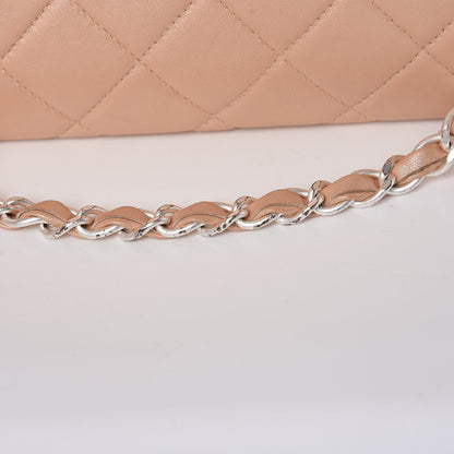 Chanel Lambskin Quilted Pochette Beige Clair 11 of 17