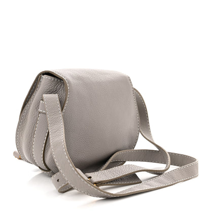 Chloe Calfskin Mini Marcie Round Crossbody Bag Cashmere Grey 3 of 12