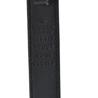Gucci Calfskin Double G 20mm Belt 90 36 Black 4 of 7