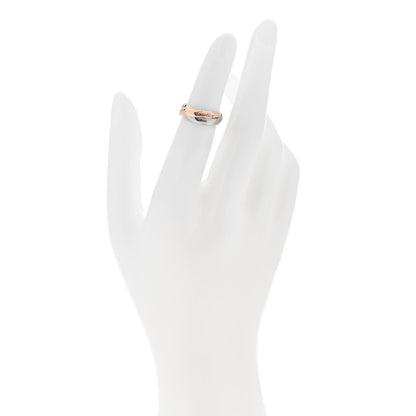 Cartier 18K Pink Yellow White Gold Small Trinity Ring 46 3.75 2 of 6