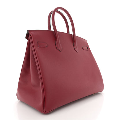 Hermes Epsom Birkin 35 Rouge Grenat 3 of 11