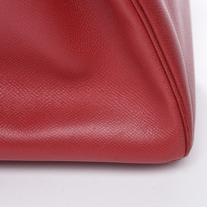 Hermes Courchevel Birkin 40 Rouge 42 of 46