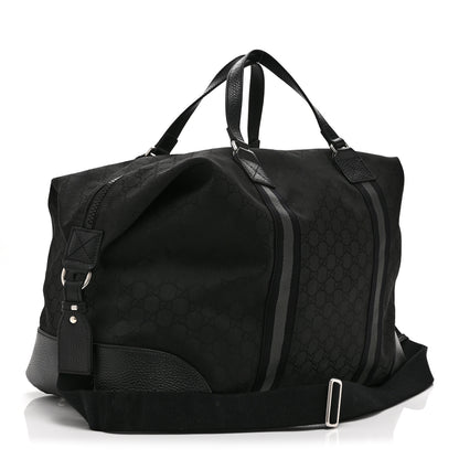 Gucci Nylon Monogram XL Duffle Bag Black 2 of 10