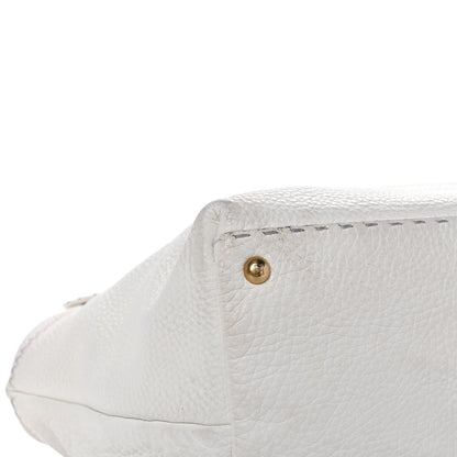 Fendi Cuoio Romano Selleria Tote White 10 of 15