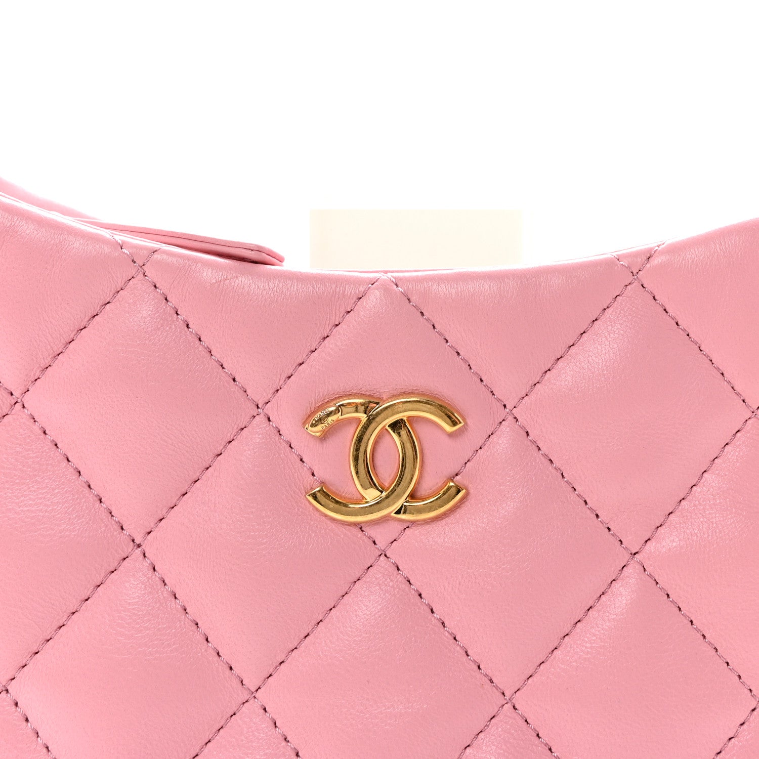 Chanel Lambskin Quilted CC Links Hobo Light Pink 8 of 10