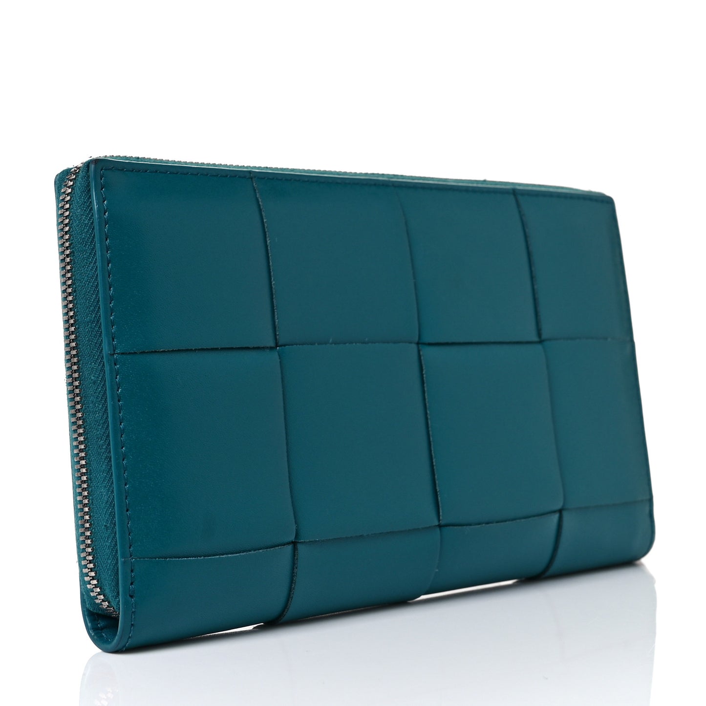Nappa Maxi Intrecciato Zip Wallet Blaster