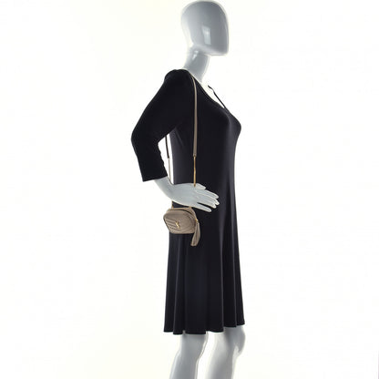 Saint Laurent Grain De Poudre Matelasse Monogram Baby Lou Camera Bag Dark Beige 2 of 11