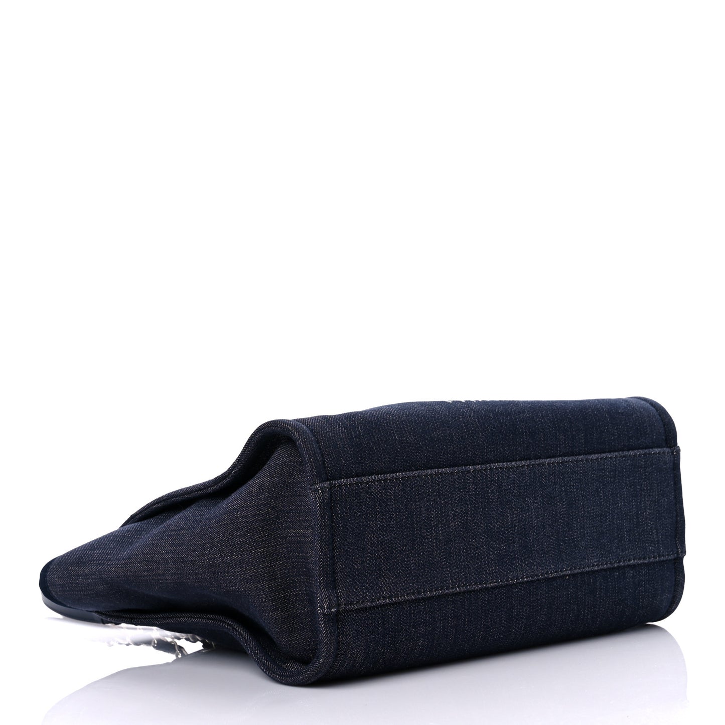 Denim Small Deauville Tote Dark Blue
