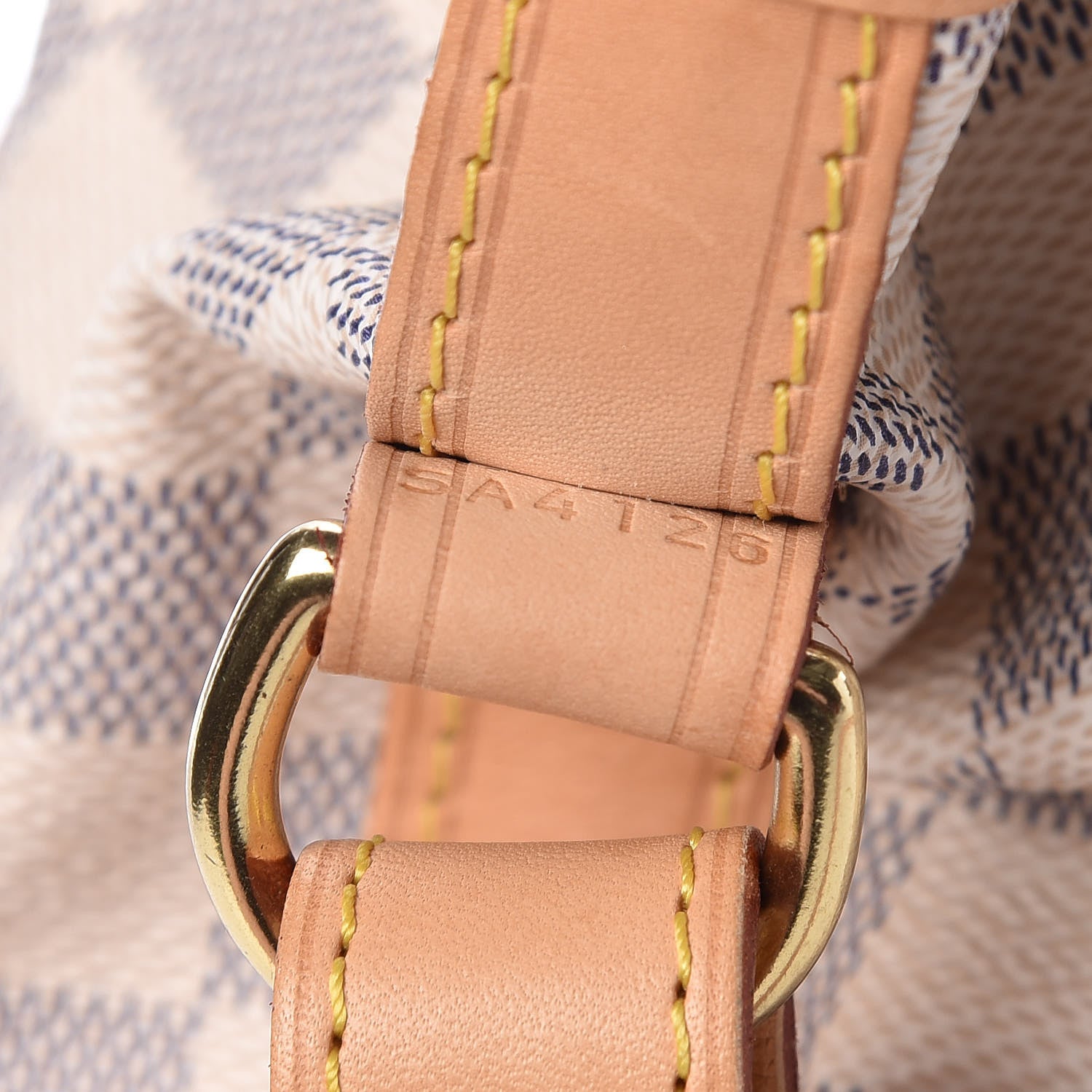 Louis Vuitton Damier Azur Noe BB 8 of 14