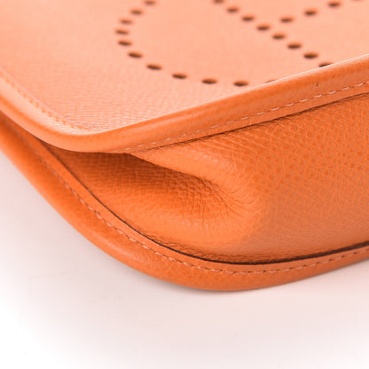 Hermes Epsom Evelyne Short Strap TPM Orange 9 of 11