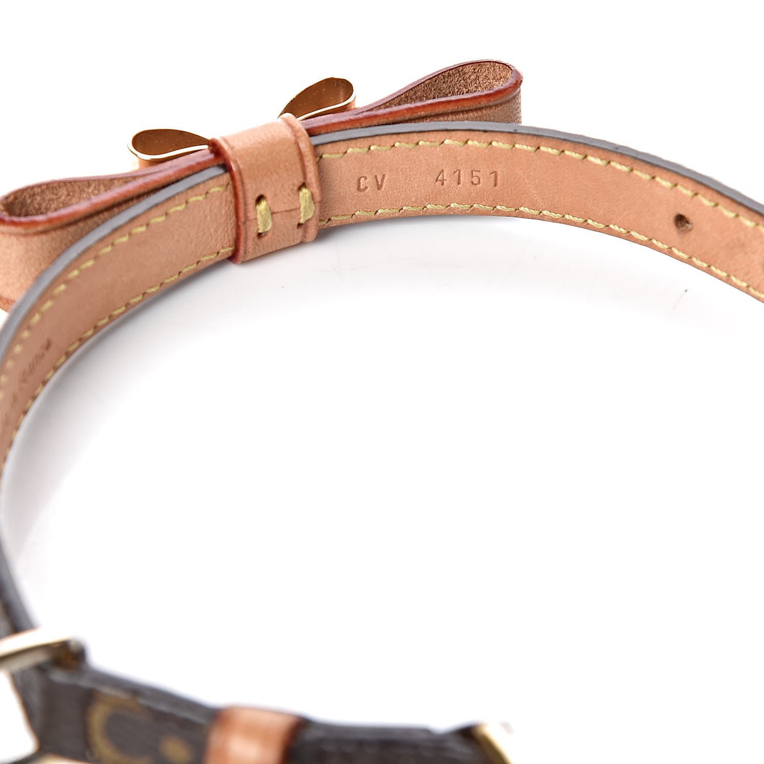 Louis Vuitton Monogram Baxter Dog Collar PM 6 of 6