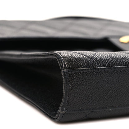 Chanel Caviar Quilted Briefcase Laptop Bag Black 9 of 12