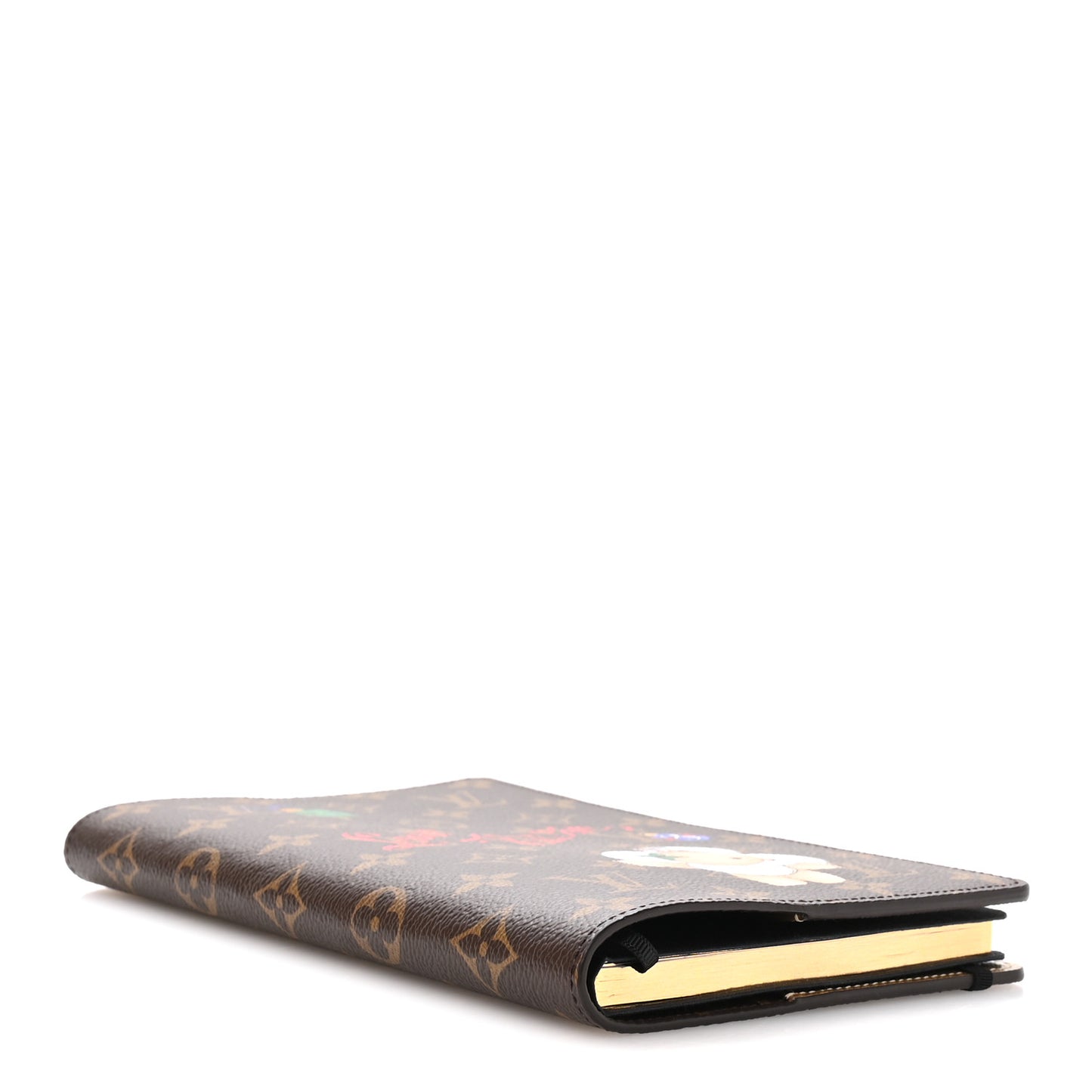 Monogram Vivienne Notebook Cover MM Brown