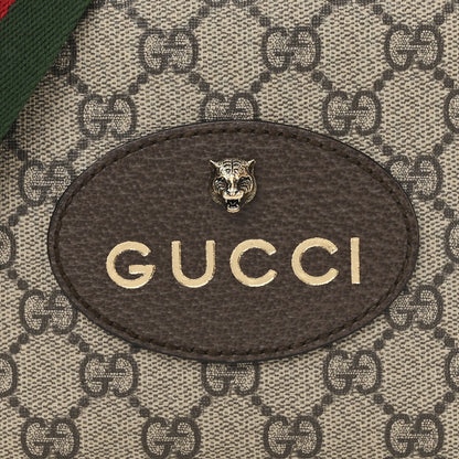 Gucci GG Supreme Monogram Web Neo Vintage Shoulder Bag Beige New Acero Crop 9 of 11