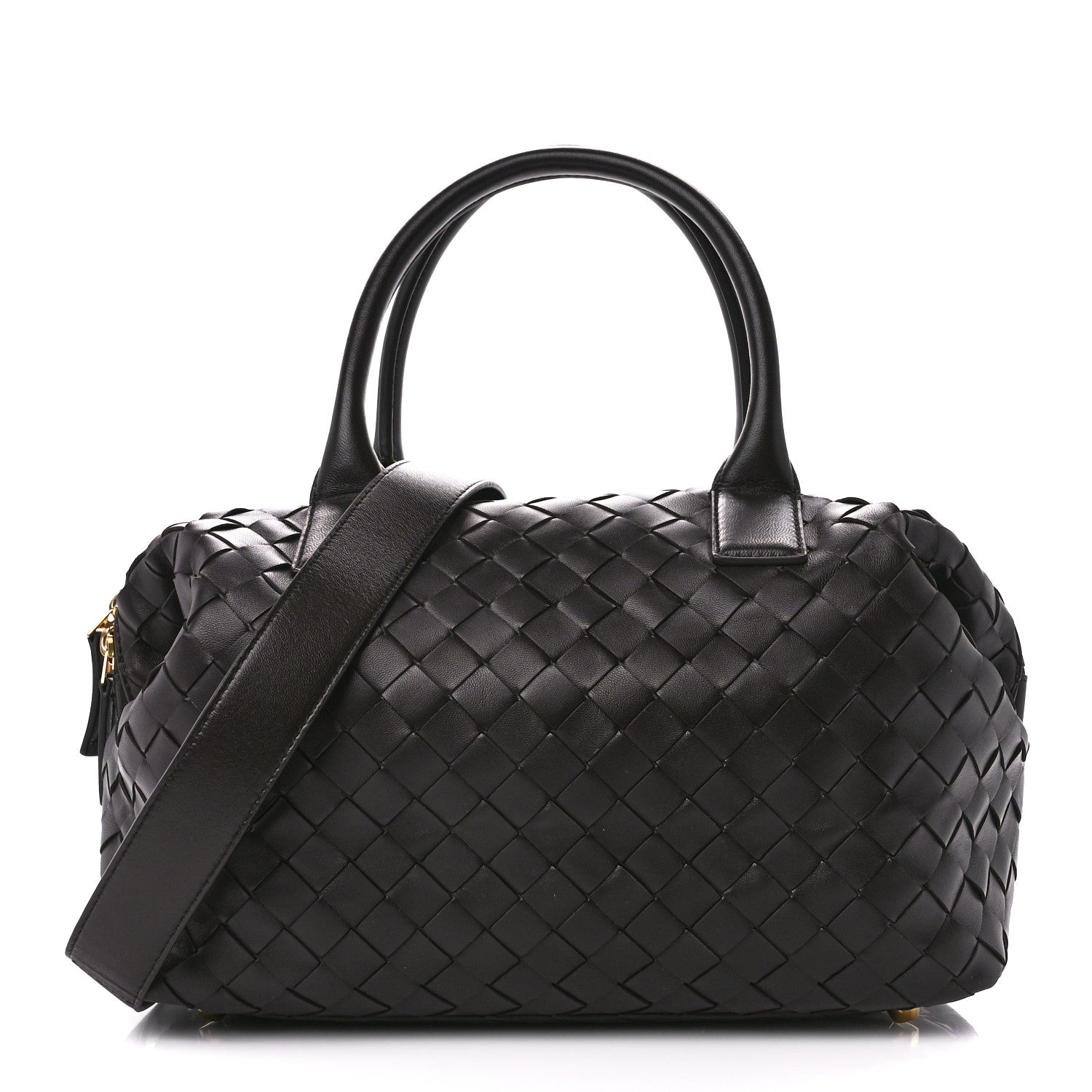 Bottega Veneta Nappa Intrecciato Bauletto Ebano 1 of 11