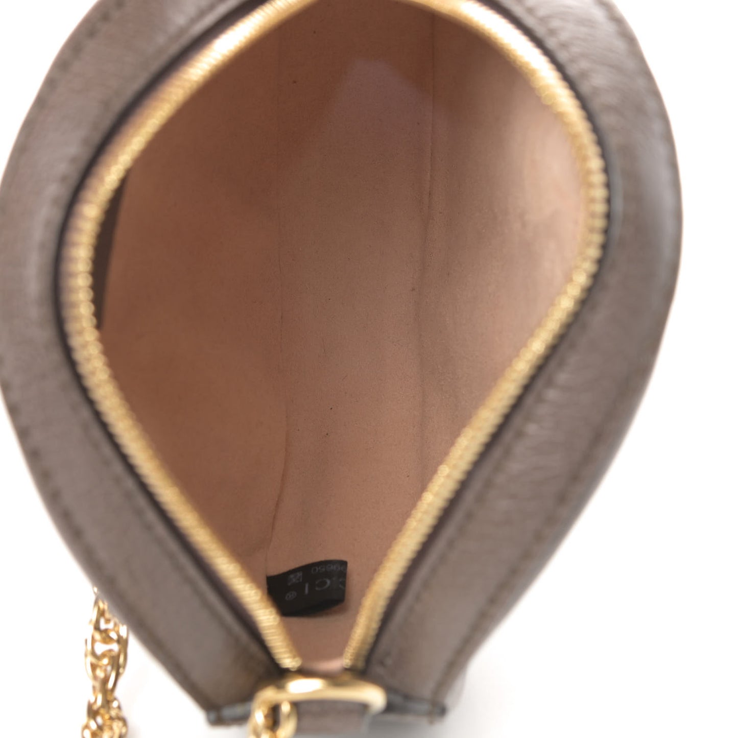 GG Supreme Monogram Web Mini Ophidia Round Shoulder Bag Brown