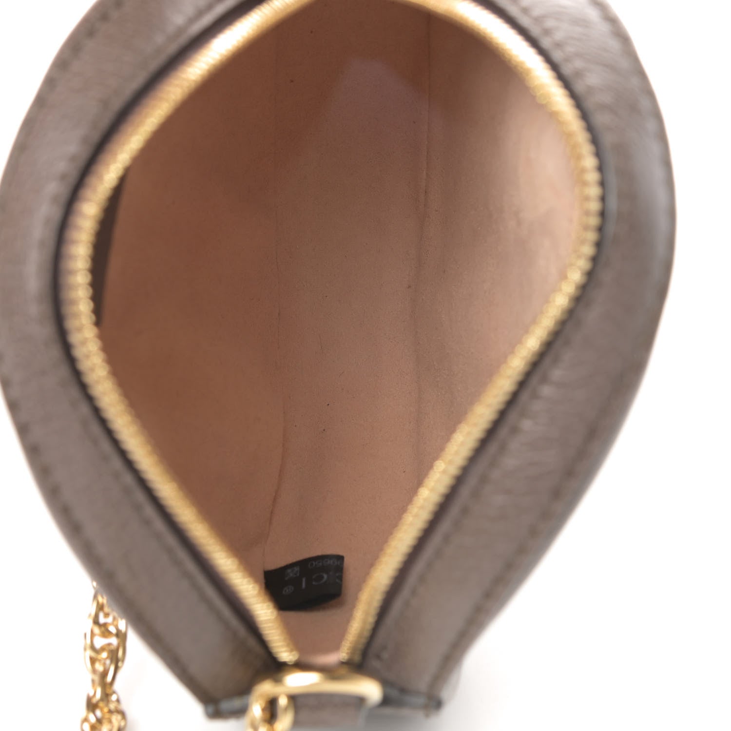Gucci GG Supreme Monogram Web Mini Ophidia Round Shoulder Bag Brown 5 of 10