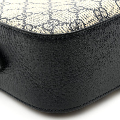 Gucci GG Supreme Monogram Textured Dollar Calfskin Web Small Ophidia Camera Bag Beige Blue 7 of 8