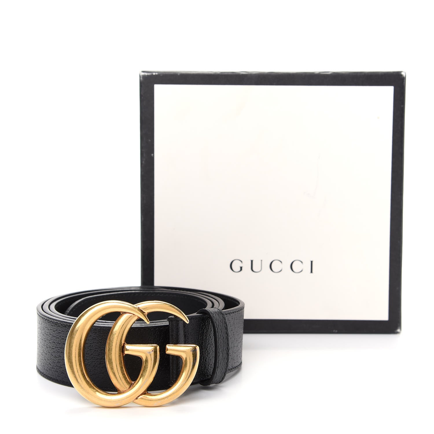 Gucci Textured Calfskin Double G 40mm Belt 115 46 Black 9 of 9