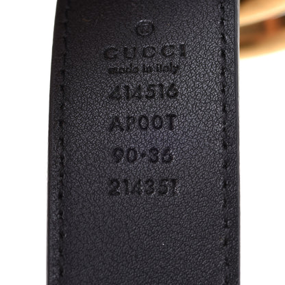 Gucci Calfskin Double G 30mm Belt 90 36 Black 4 of 4