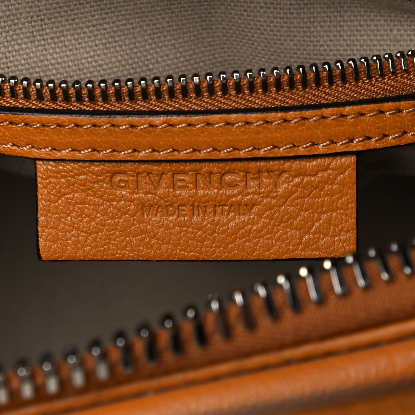 Sugar Goatskin Mini Antigona Amber