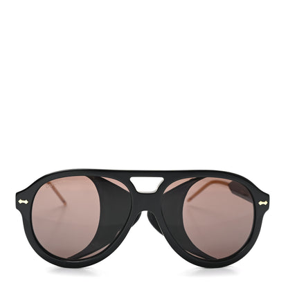 Gucci Acetate Snakeskin Sunglasses GG0670S Black 2 of 7