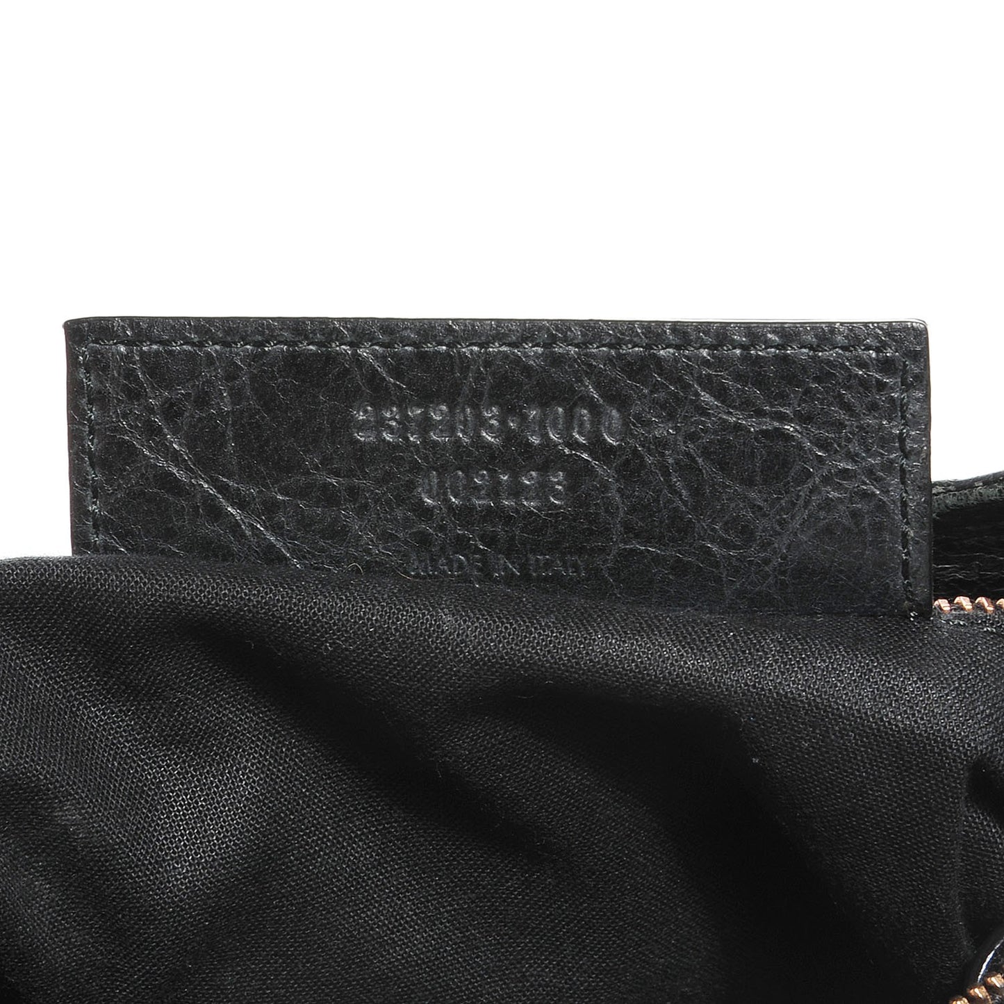 Agneau Giant 12 Rose Gold Hardware Hip Black