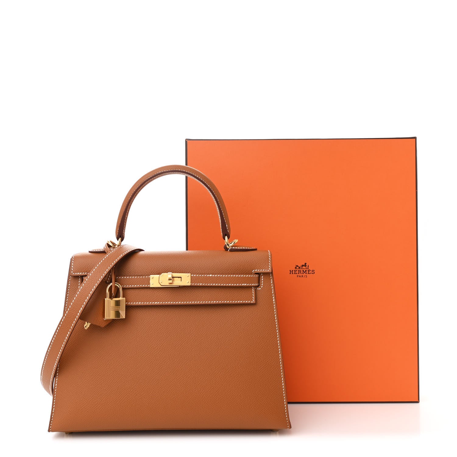 Hermes Epsom Kelly Sellier 25 Gold 12 of 12