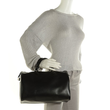 Louis Vuitton Epi Speedy 30 Black 2 of 7