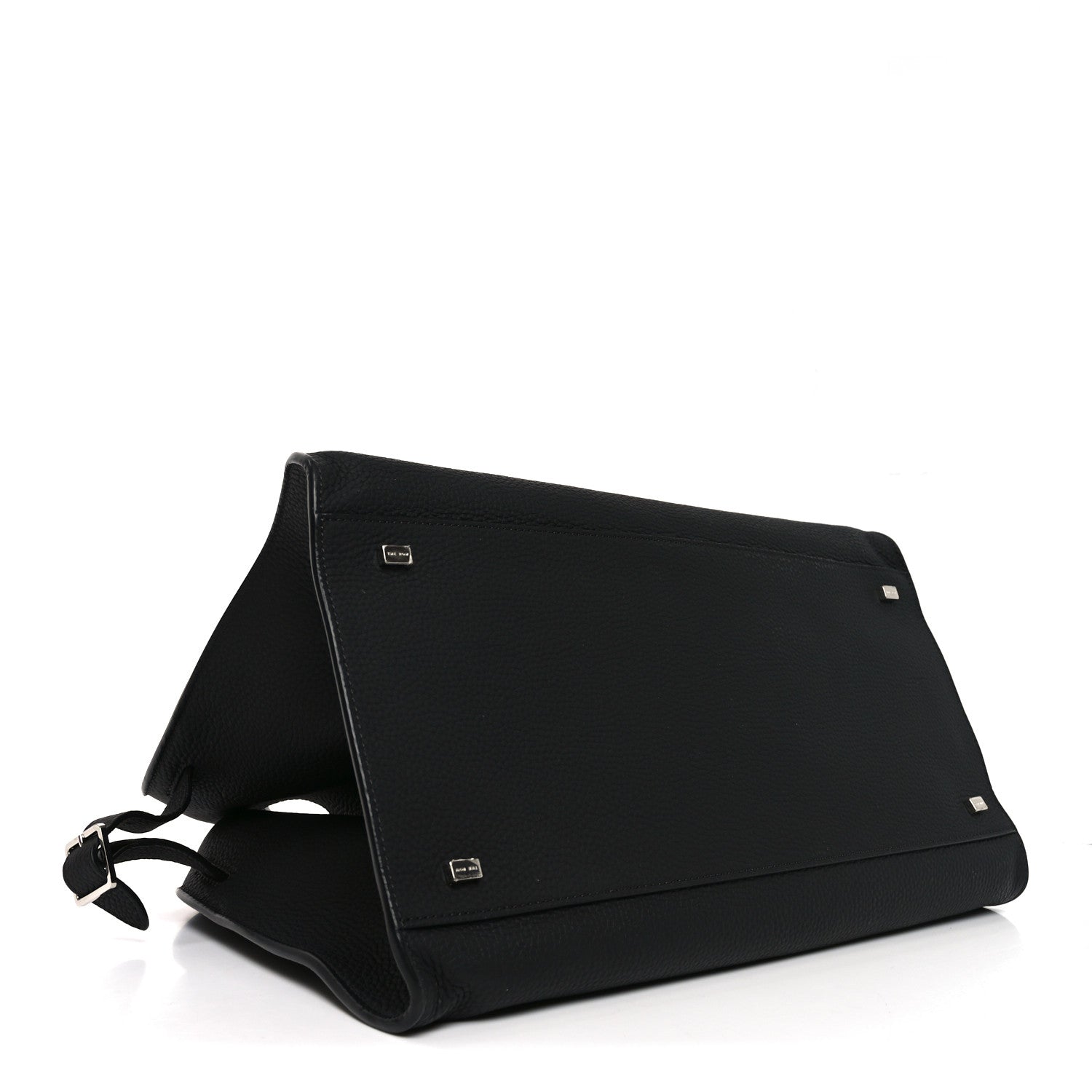 The Row Matte Grained Calfskin Soft Margaux 15 Black 4 of 9
