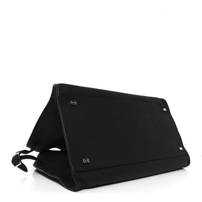 The Row Matte Grained Calfskin Soft Margaux 15 Black 4 of 9