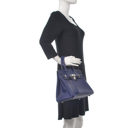 Hermes Epsom Birkin 30 Bleu Encre 2 of 28
