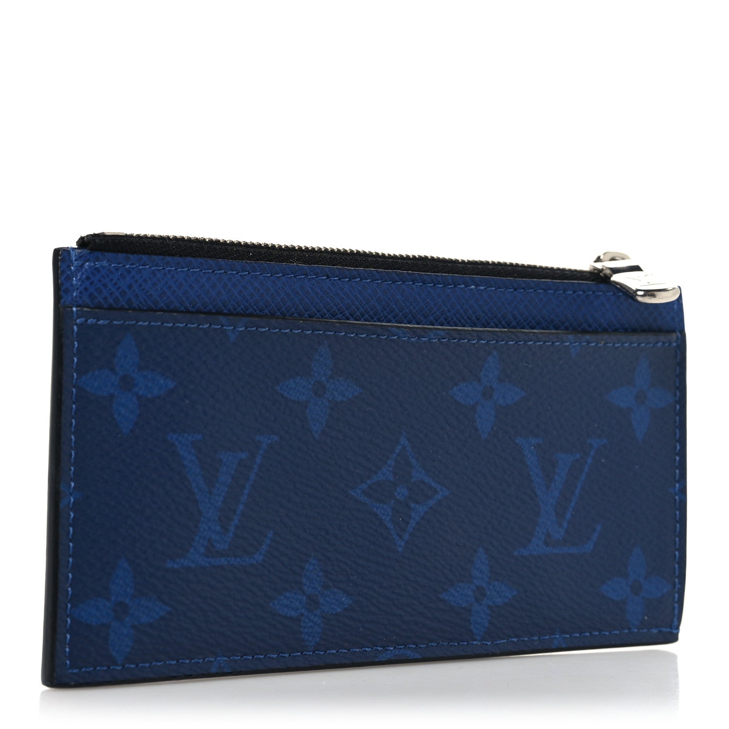 Louis Vuitton Taigarama Coin Card Holder Cobalt Blue 3 of 7