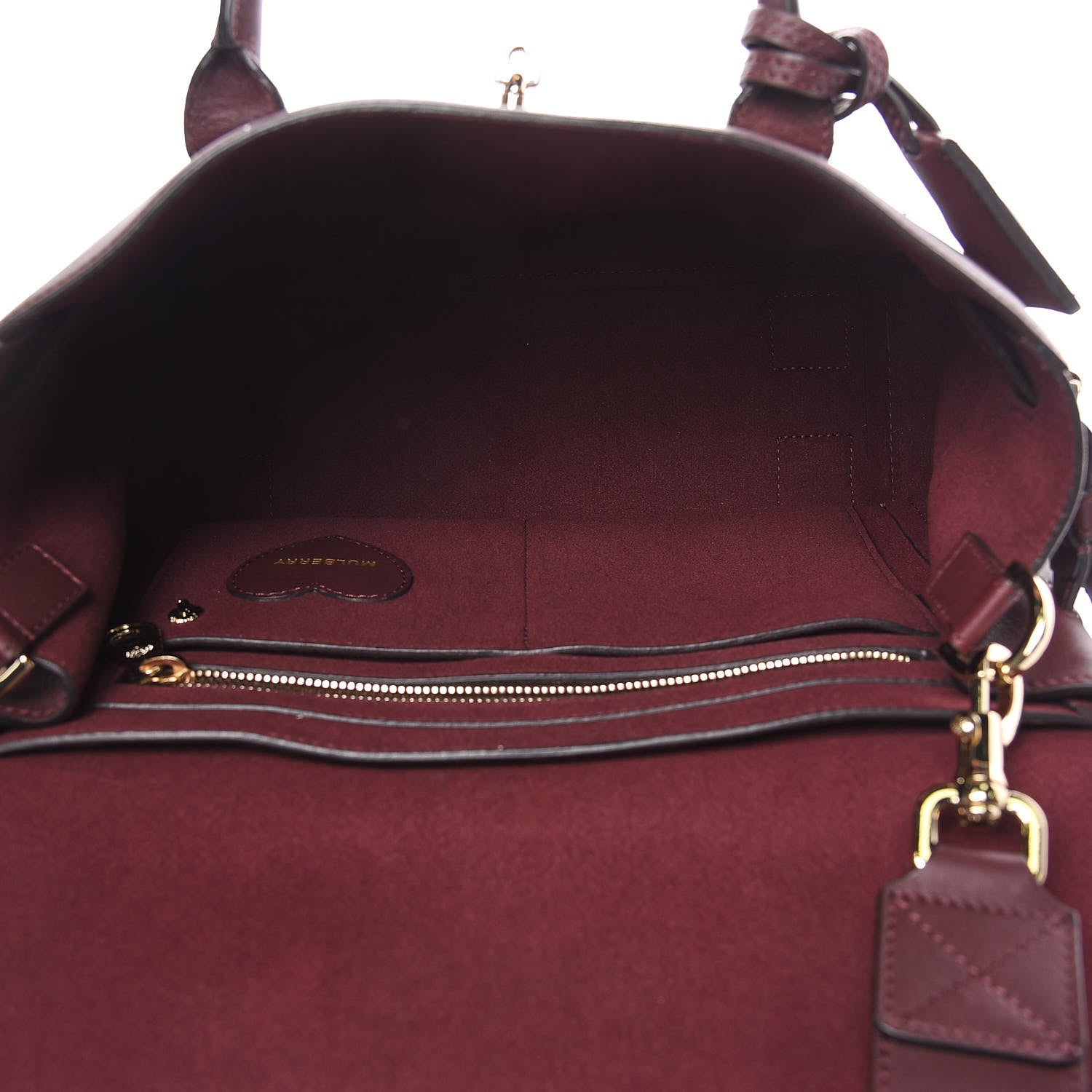 Mulberry Calfskin Studded Medium Cara Delevingne Convertible Satchel Oxblood 5 of 14