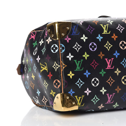 Louis Vuitton Monogram Multicolor Speedy 40 Black 8 of 12