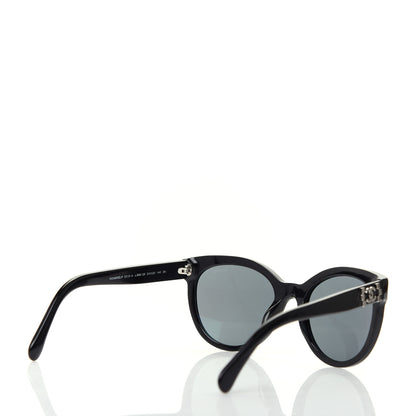 Chanel Acetate Pantos Signature CC Sunglasses 5315-A Black 4 of 8