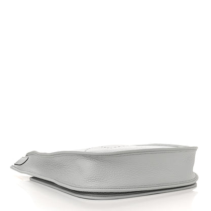 Hermes Taurillon Clemence Evelyne III PM Bleu Pale 4 of 11
