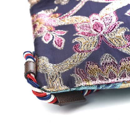 Gucci Brocade Embroidered Drawstring Backpack Multicolor 8 of 11