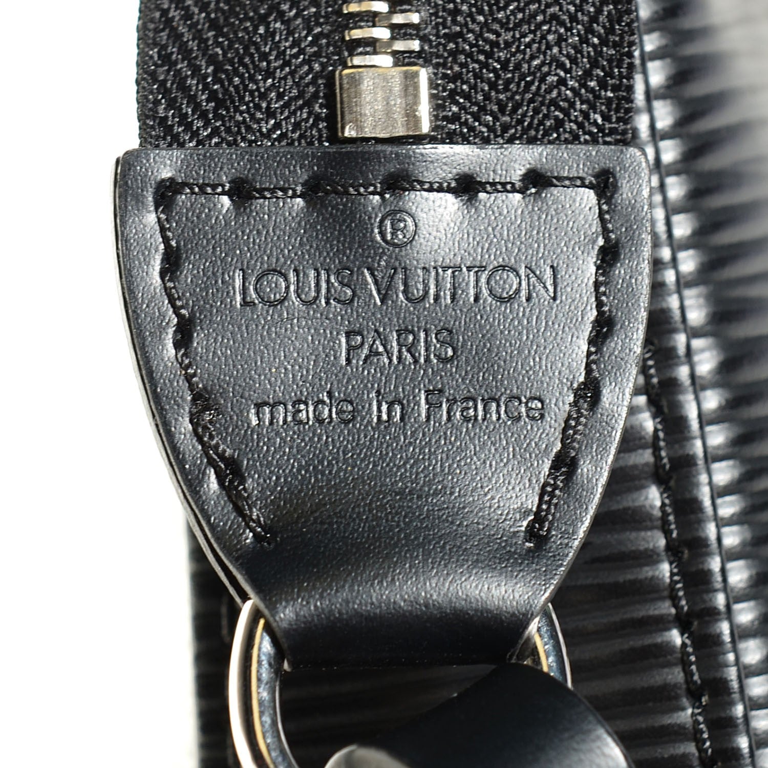Louis Vuitton Epi Pochette Accessories NM Black 7 of 9