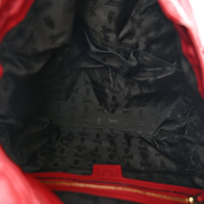 Gucci Calfskin Medium Hysteria Hobo Red 5 of 10