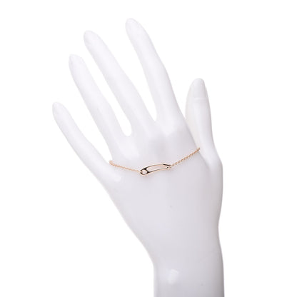Hermes 18K Rose Gold Mini Chaine d'Ancre Punk Bracelet SH 2 of 5