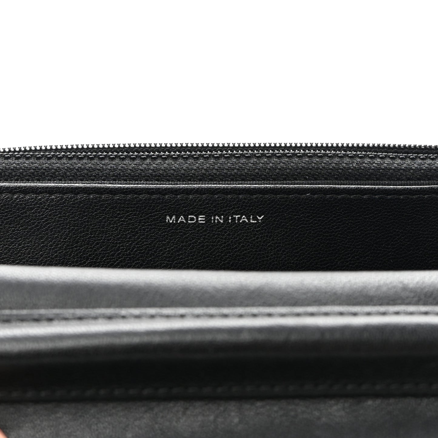 Sheepskin Chevron Reissue Wallet On Chain WOC So Black