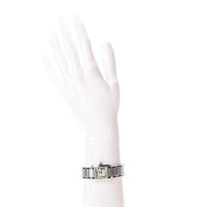Cartier Stainless Steel 20mm Tank Francaise Quartz Watch 2 of 6