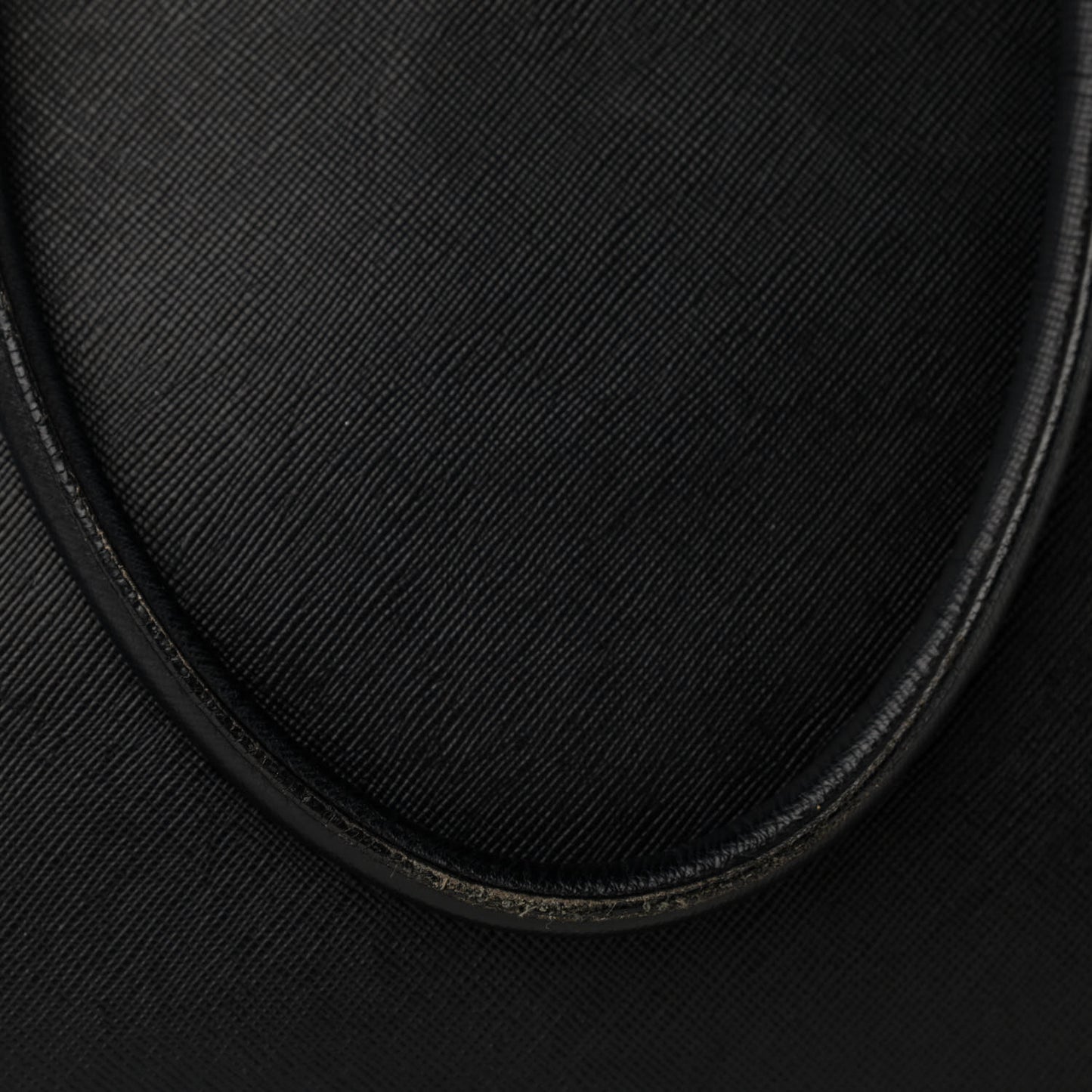 Saffiano Lux Large Promenade Tote Black