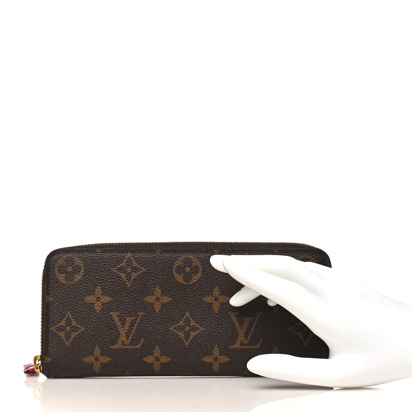 Monogram Clemence Wallet Fuchsia