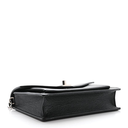 Louis Vuitton Soft Calfskin My Lockme Chain Pochette Black 4 of 13