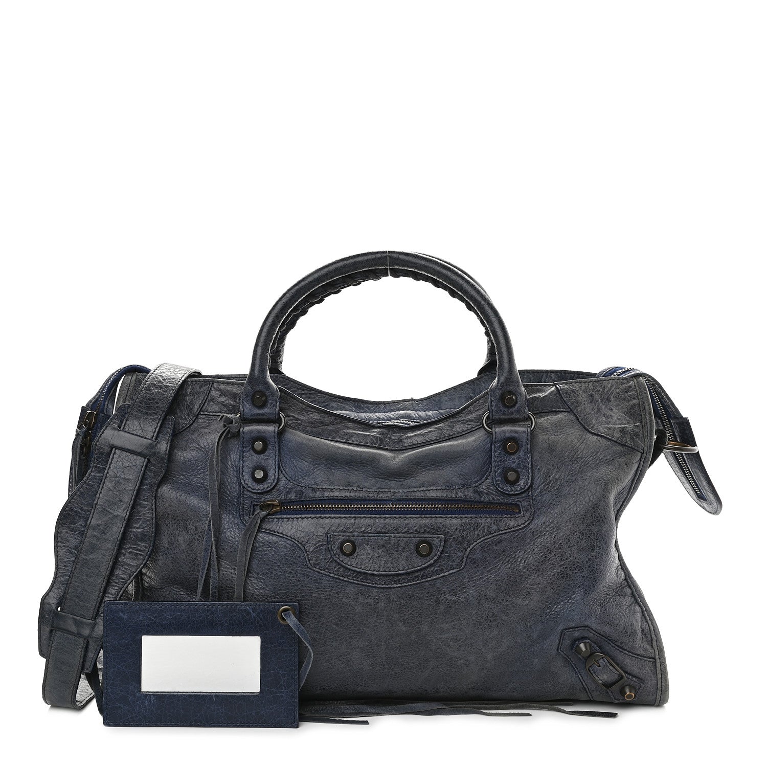 Balenciaga Agneau Classic Hardware City Bleu Roi 1 of 12