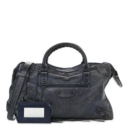 Balenciaga Agneau Classic Hardware City Bleu Roi 1 of 12