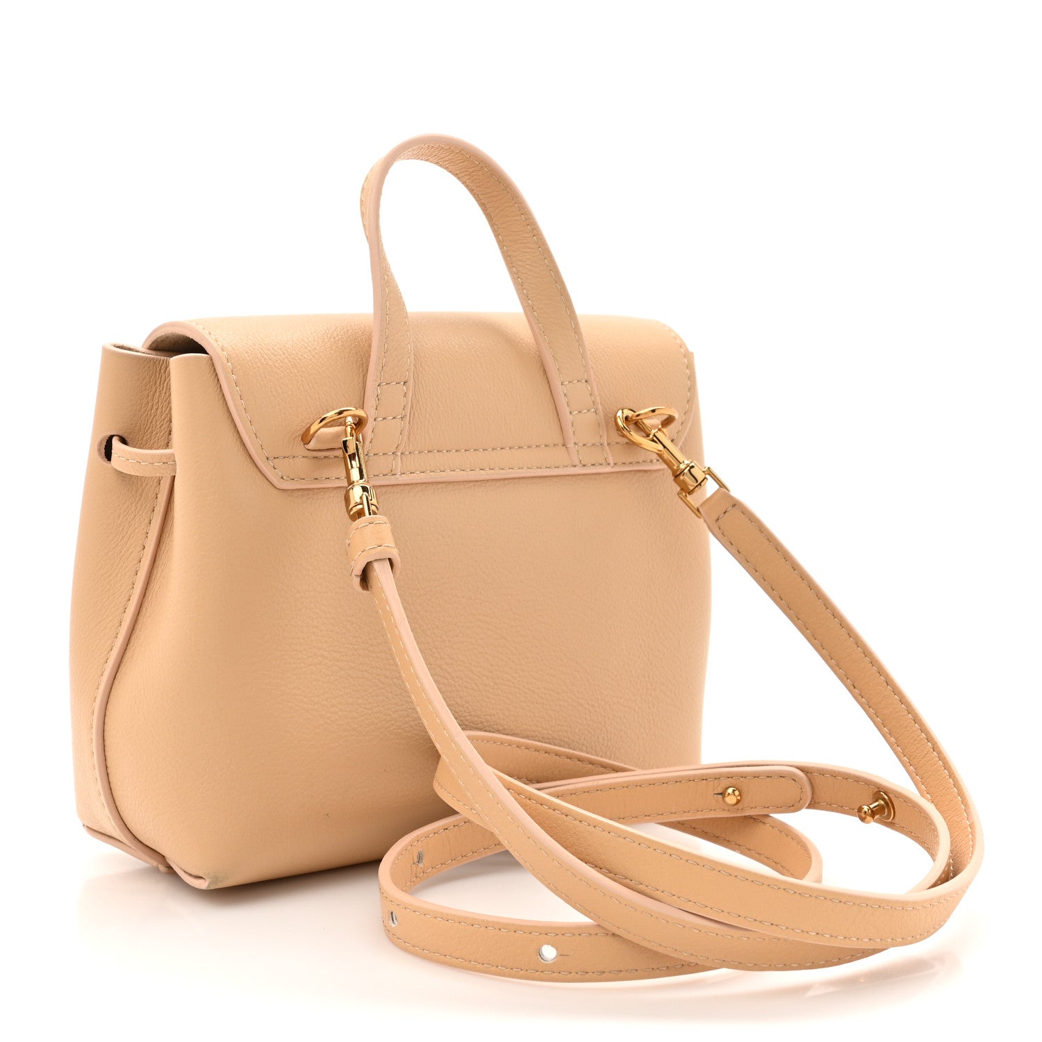 Mansur Gavriel Calfskin Mini Soft Lady Bag Sand 3 of 13