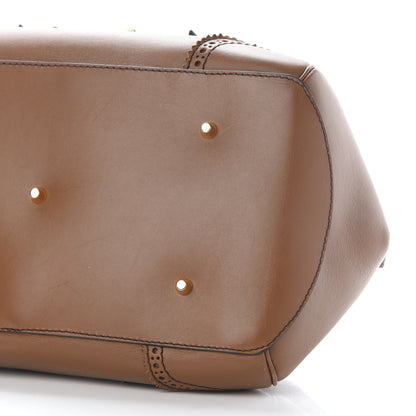 Burberry Bridle Calfskin Broguing Small Blaze Satchel Brown 7 of 10